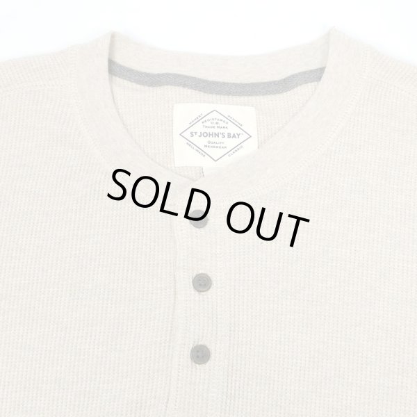 画像3: 00's ST JOHN'S BAY ヘンリーネック サーマルカットソー "DEADSTOCK" (3)