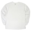 画像1: 90-00's Fruit of the loom L/S ブランクTシャツ "DEADSTOCK" (1)