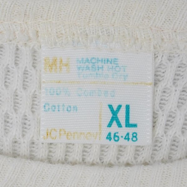 画像2: 70's JC Penney コットンサーマル "sizeXL" (2)