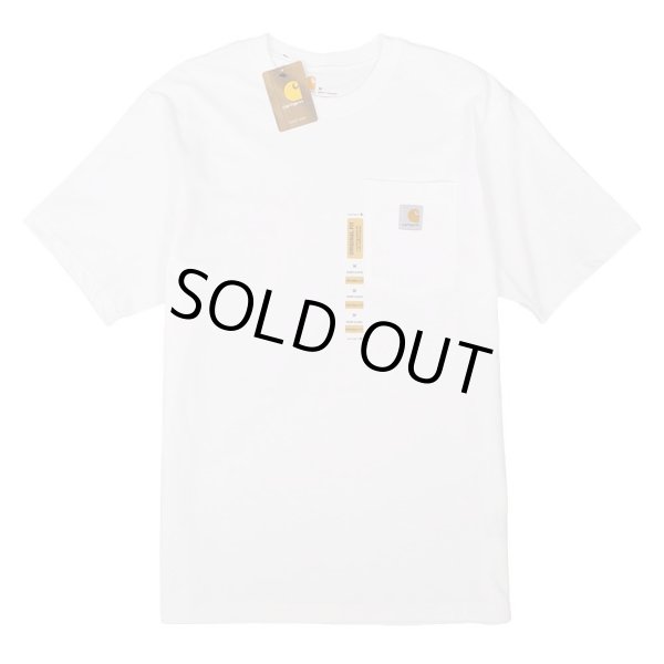 画像1: 新品 Carhartt K87 ポケットTシャツ “ORIGINAL FIT / WHITE” (1)