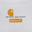 画像2: 新品 Carhartt K87 ポケットTシャツ “ORIGINAL FIT / WHITE” (2)