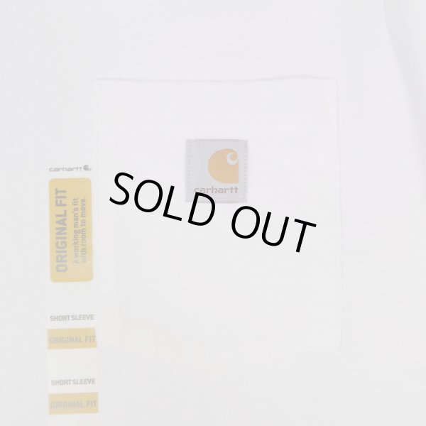 画像3: 新品 Carhartt K87 ポケットTシャツ “ORIGINAL FIT / WHITE” (3)