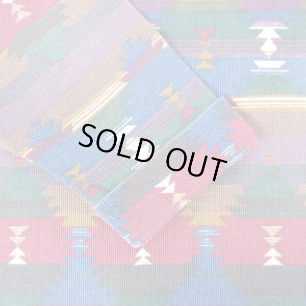 画像3: 90's EXTRA TOUCH ネイティブ柄 L/S カットソー (3)