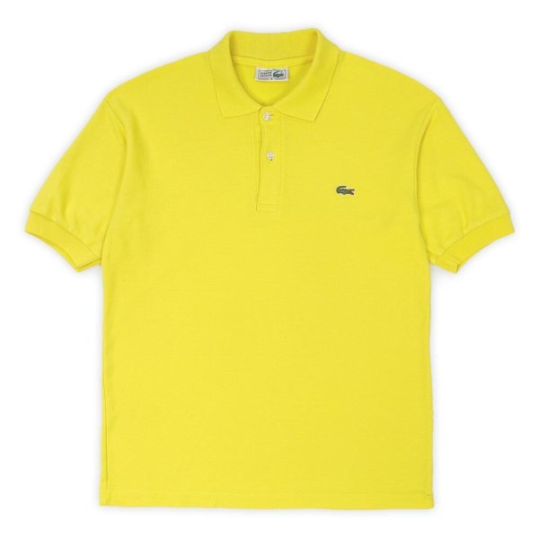 画像1: 80's LACOSTE ポロシャツ "MADE IN FRANCE / YELLOW" (1)