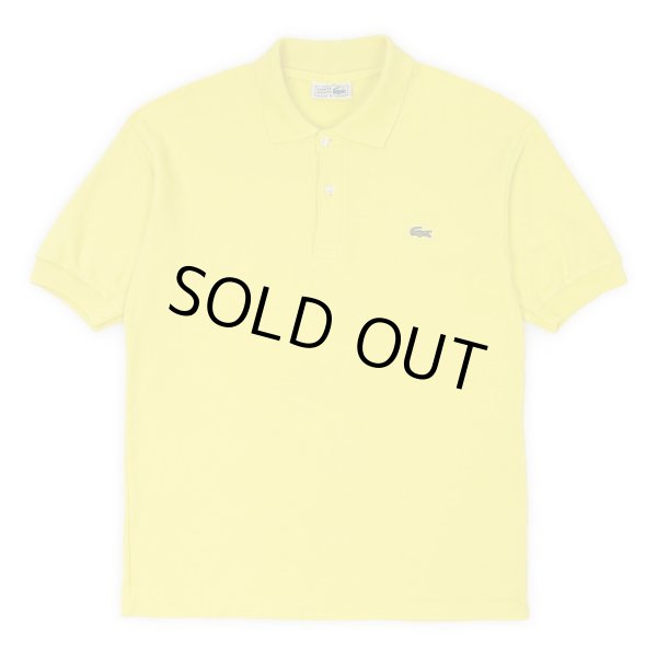 画像1: 80's LACOSTE ポロシャツ "MADE IN FRANCE / YELLOW" (1)