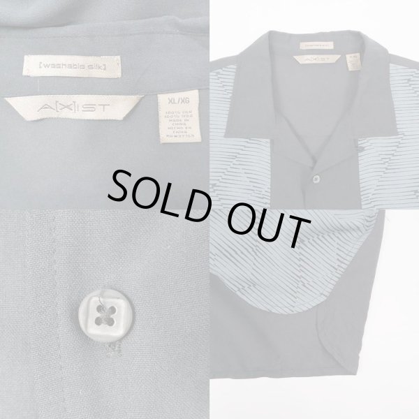 画像3: 90's AXIST S/S オープンカラー シルクシャツ (3)