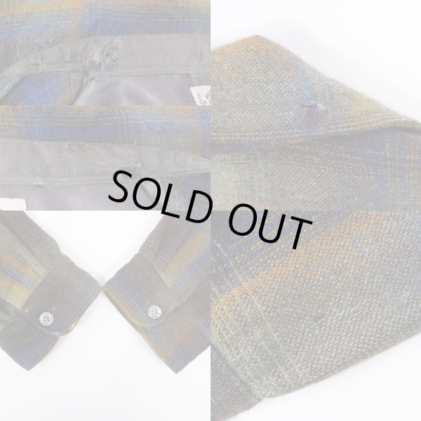 画像4: 60-70's Golden Line オープンカラー ウールシャツ (4)