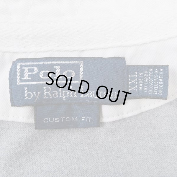 画像2: 90's Polo Ralph Lauren ワイドボーダー柄 ラガーシャツ (2)