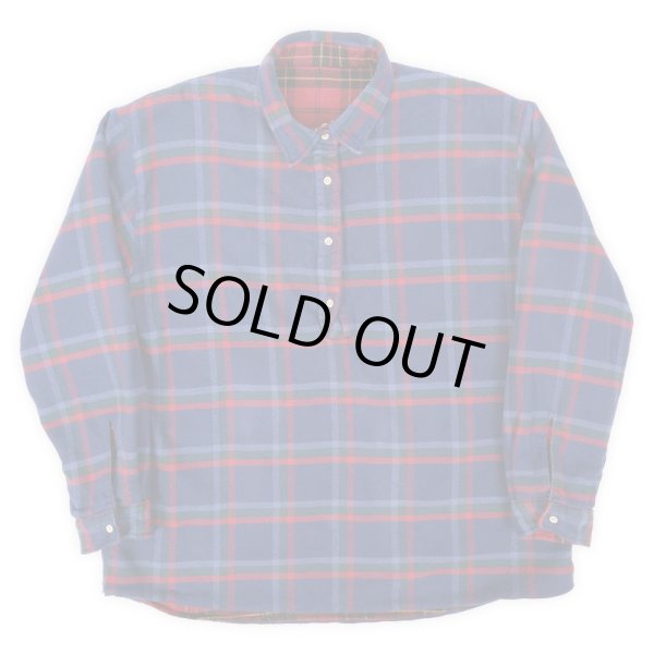 画像3: 90's L.L.Bean ダブルフェイス プルオーバーネルシャツ (3)