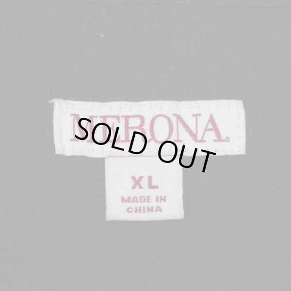 画像2: 00's MERONA S/S レーヨン オープンカラーシャツ "BLACK" (2)