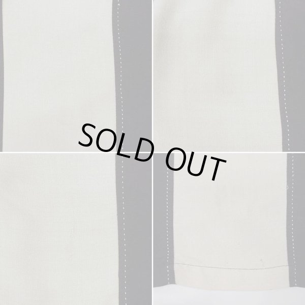 画像5: 00's MERONA S/S レーヨン オープンカラーシャツ "BLACK" (5)