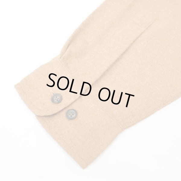 画像5: 00's ST.JOHN'S BAY シャモアクロス ワークシャツ “CAMEL / DEADSTOCK” (5)