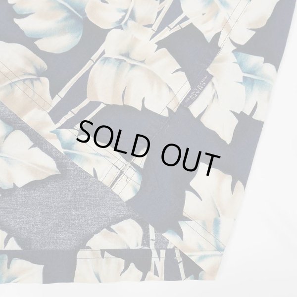 画像4: 90's CHAPS RALPH LAUREN S/S 総柄 オープンカラーシャツ “NAVY Base” (4)