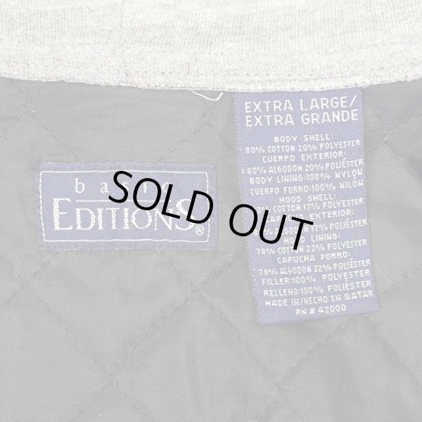 画像2: 90's BASIC EDITIONS キルティングライナー フーディーネルシャツ "Green Plaid" (2)