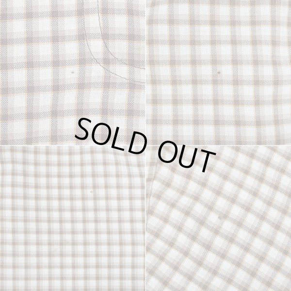 画像4: Late 90's Dickies S/S オープンカラーシャツ "BROWN Plaid" (4)