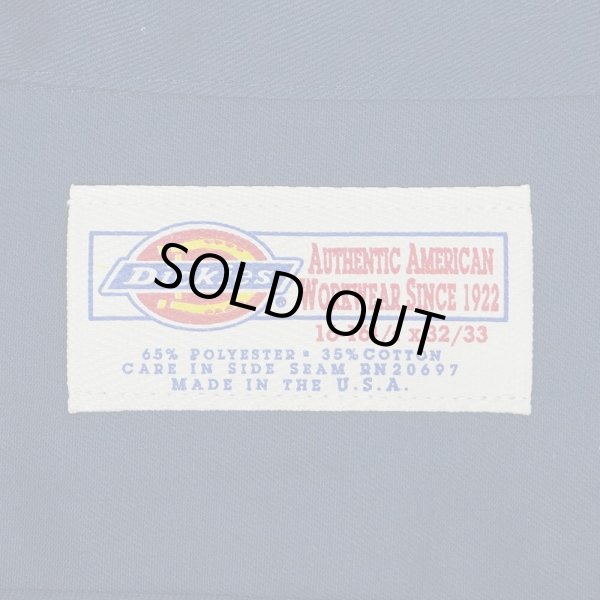 画像2: 00's Dickies L/S ワークシャツ "DEADSTOCK / MADE IN USA" (2)