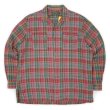 画像1: 90's POLO COUNTRY オープンカラー フランネルシャツ (1)