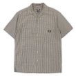 画像1: Late 90's Dickies S/S オープンカラーシャツ "BEIGE Plaid" (1)