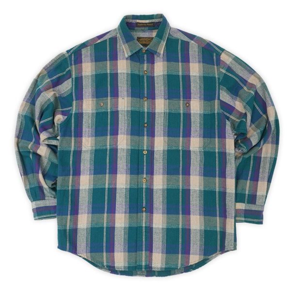 画像1: 90's Eddie Bauer フランネルシャツ "Bainbridge Flannel" (1)