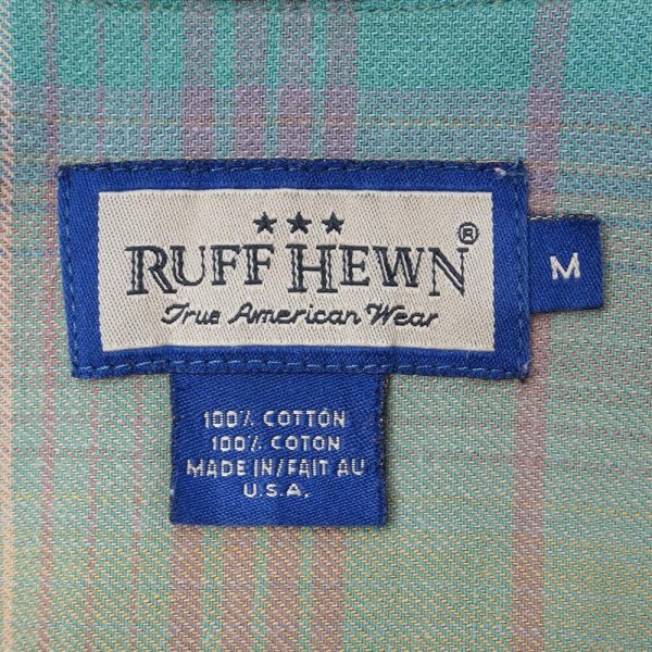 画像2: 00's RUFF HEWN フランネル ワークシャツ "MADE IN USA" (2)