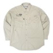 画像1: 00's Columbia PFG コットンフィッシングシャツ "DEADSTOCK / BEIGE" (1)