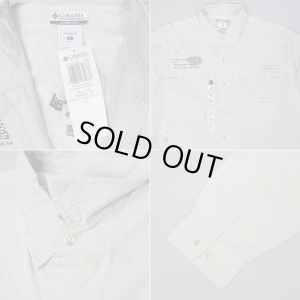 画像3: 00's Columbia PFG コットンフィッシングシャツ "DEADSTOCK / BEIGE" (3)
