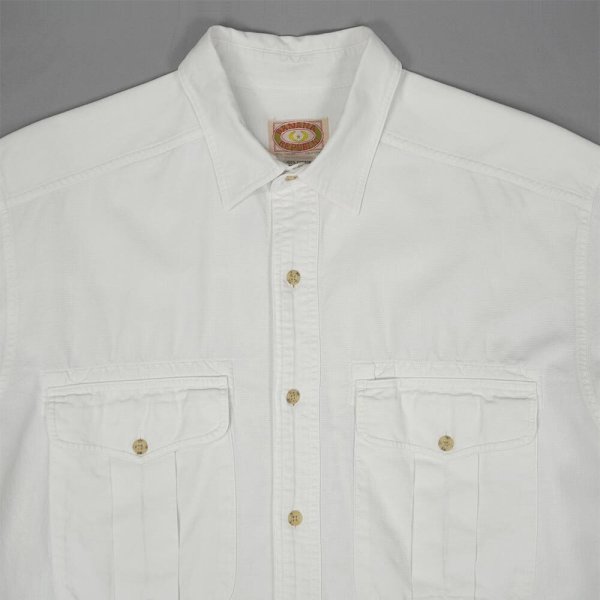 画像3: 90's Banana Republic コットンワークシャツ (3)
