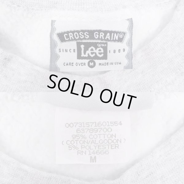 画像3: 90's Lee リバースウィーブタイプ スウェット "MADE IN USA" (3)