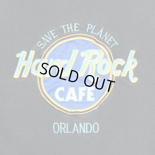 画像2: 90's Hard Rock CAFE ロゴ刺繍 スウェット "MADE IN USA" (2)
