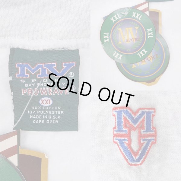 画像3: 90's MV SPORT リバースウィーブタイプ パーカー "MADE IN USA / DEADSTOCK" (3)