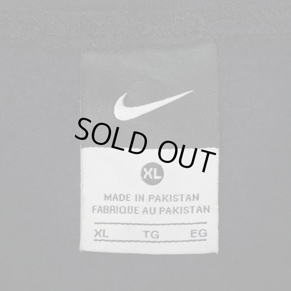 画像2: 00's NIKE スウォッシュロゴ刺繍 スウェットパーカー "BLACK" (2)