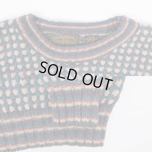 画像3: 80's Eddie Bauer シェットランド ウールニット "黒タグ" (3)