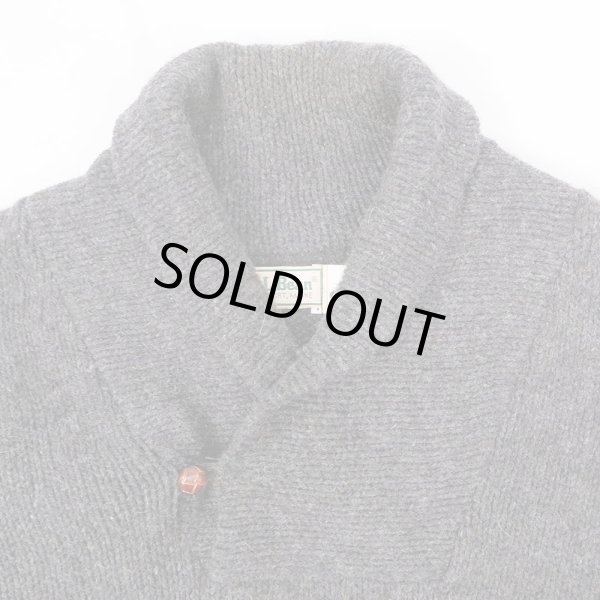 画像4: 80's L.L.Bean ショールカラー ウールニット “MADE IN USA” (4)