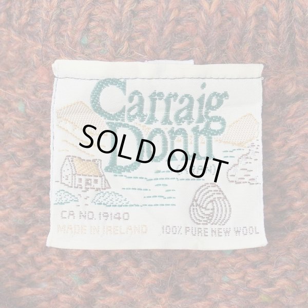 画像2: 90's Carraig Donn ネップ柄 フィッシャーマンセーター "MADE IN IRELAND" (2)