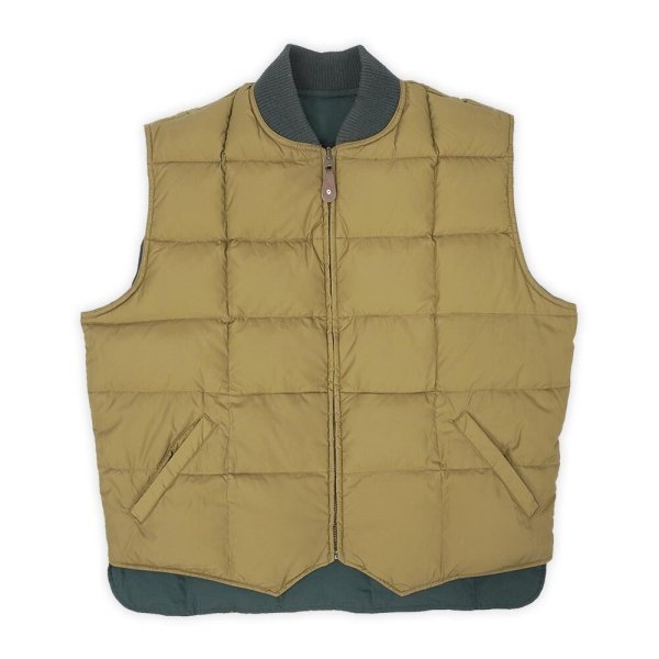 画像2: 90's Eddie Bauer リバーシブル ダウンベスト (2)