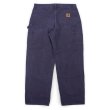 画像2: 00's Carhartt フランネルライナー ダックペインターパンツ "MADE IN USA / NAVY / W34 L32" (2)