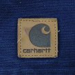 画像4: 00's Carhartt フランネルライナー ダックペインターパンツ "MADE IN USA / NAVY / W34 L32" (4)