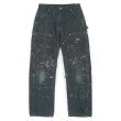 画像1: 00's Carhartt ダブルニー ダックペインターパンツ “BLACK / MADE IN USA” (1)