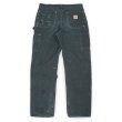 画像2: 00's Carhartt ダブルニー ダックペインターパンツ “BLACK / MADE IN USA” (2)