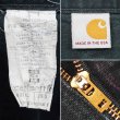画像3: 00's Carhartt ダブルニー ダックペインターパンツ “BLACK / MADE IN USA” (3)