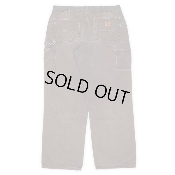 画像2: 00's Carhartt ダックペインターパンツ "W36 L32 / DARK BROWN" (2)