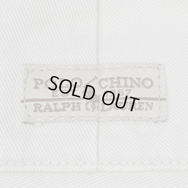 画像3: 90's Polo Ralph Lauren 2タック チノトラウザー "ANDREW PANT / IVORY / W32 L30" (3)