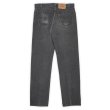 画像2: Early 90's Levi's 505 サルファ染め ブラックデニムパンツ "MADE IN USA / W34 L32" (2)