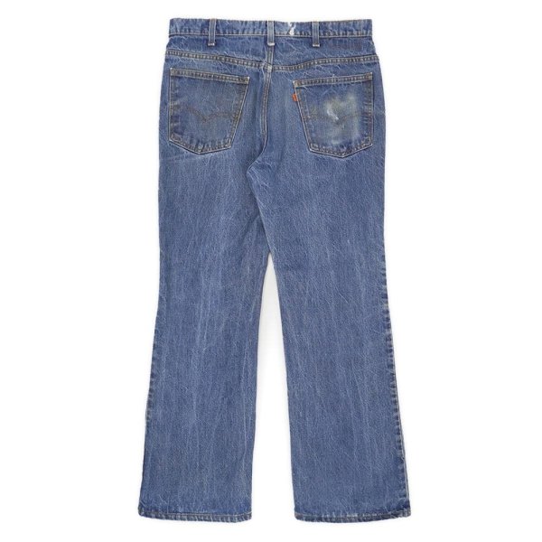 画像2: 80's Levi's 517 ブーツカットデニムパンツ "MADE IN USA / 実寸W34 L28.5" (2)