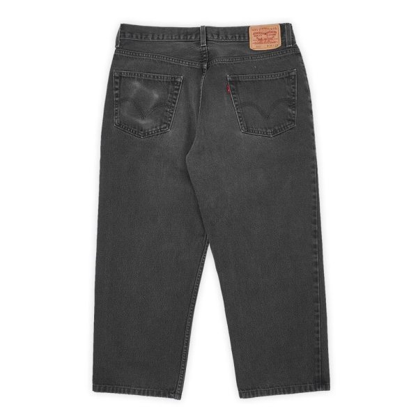 画像2: 00's Levi's 550 ブラックデニムパンツ "W36 L26相当" (2)