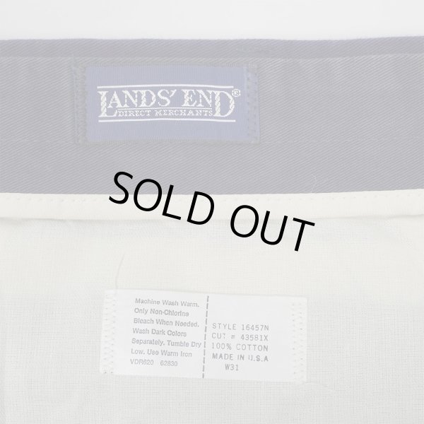 画像3: 90's LANDS' END 2タック チノトラウザー "MADE IN USA" (3)