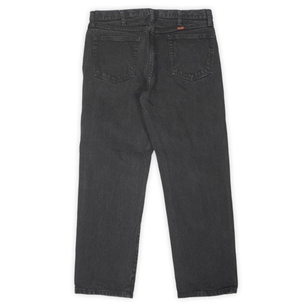 画像2: 00's RUSTLER 87619CB ブラックデニムパンツ "W36 L29" (2)