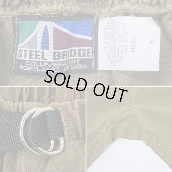 画像3: 90's STEEL BRIDGE ヘビーオンスツイル ショーツ "KHAKI / MADE IN USA / DEADSTOCK" (3)