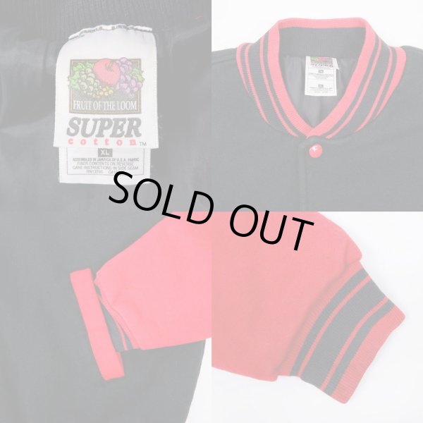 画像3: 90's Fruit of the loom スウェットスタジャン (3)