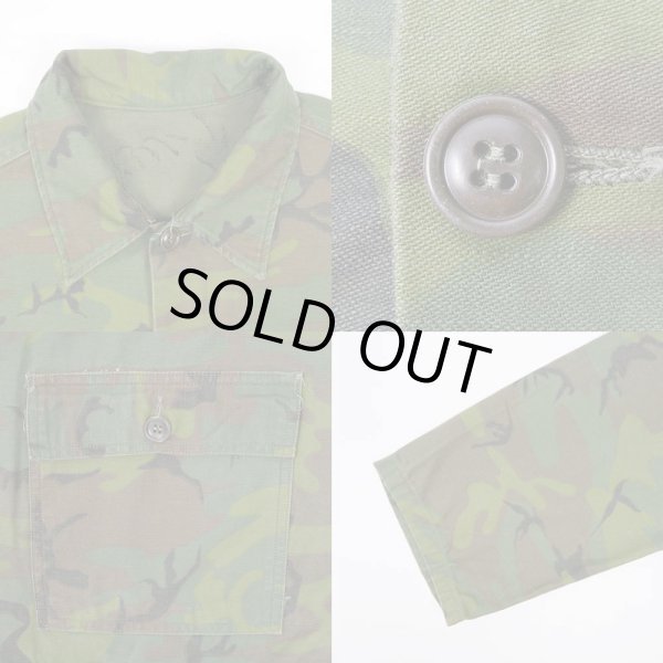 画像3: 60's unknown シビリアンリーフカモ柄 ジャケット (3)